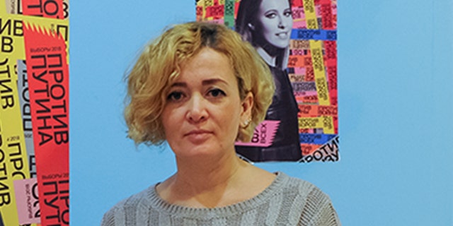 Anastasia Shevchenko head of the election campaign for Ksenia Sobchak poses in Rostov-On-Don, Russia February 13, 2018.