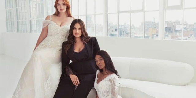 “I really didn’t get the option of what I truly wanted because I didn’t have the time or the luxury because of my size," Graham said about her wedding dress. (Photo: Pronovias)