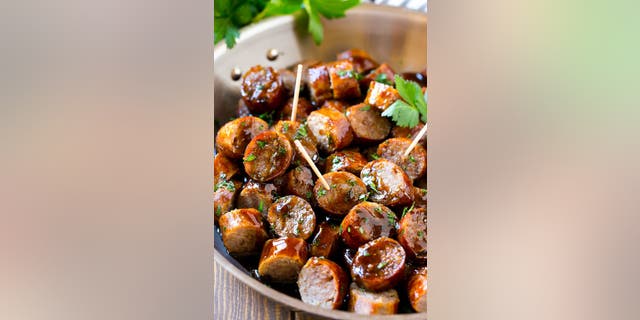 Beer Brat Bites