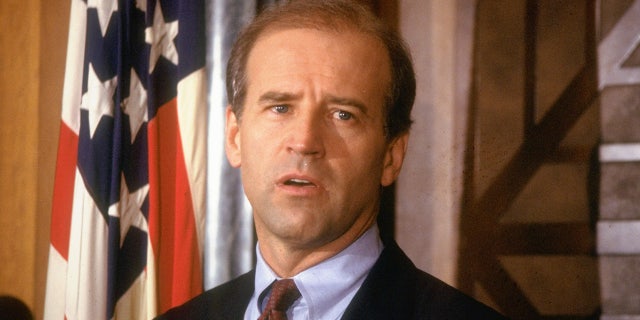 DE Sen. Joe Biden withdrawing fr. Dem. pres. primary race re using British politician Neil Kinnock's words in campaign speech w/o attribution. (Photo by Terry Ashe/The LIFE Images Collection via Getty Images/Getty Images)