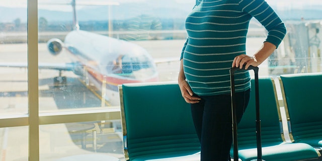 Doctors and airlines advise women who are in the late stages of pregnancy to avoid air travel.