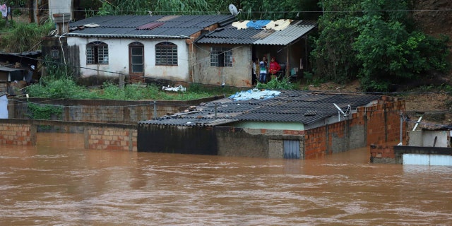 Heavy rains caused flooding and landslides in southeast Brazil, killing at dozens of people, authorities said Saturday.