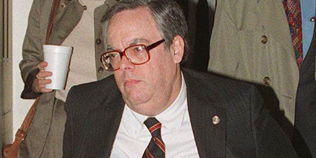 WASHINGTON: White House Counsel Charles Ruff arrives on Capitol Hill in Washington, D.C. on January 26 for the resumption of Clinton's impeachment trial in the U.S. Senate. House impeachment managers made a request to subpoena witnesses for the trail including Monica Lewinsky, longtime Clinton friend Vernon Jordan, and White House aide Sidney Blumenthal. (Photo credit: STEPHEN JAFFE/AFP via Getty Images)
