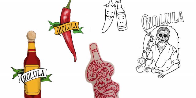 Fans can receive one of five exclusive free flash tattoos, inspired by the hot sauce and designed by artists at the tattoo parlor.