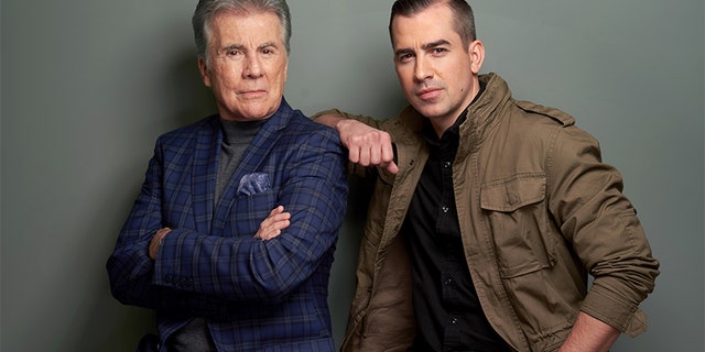 John Walsh (L) and Callahan Walsh of Investigation Discovery's 'In Pursuit With John Walsh' pose for a portrait during the 2019 Winter TCA at The Langham Huntington, Pasadena on February 12, 2019, in Pasadena, California.