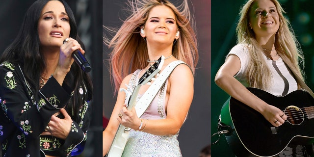 Celebrity fitness trainer Erin Oprea works with some of the fittest names in country music, like Kacey Musgraves, Maren Moris and Kelsea Ballerini (pictured left to right.)