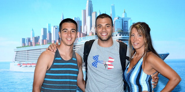 Barbra Reifel and her sons.