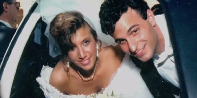 Barbra Reifel and Michael Mastromarino on their wedding day.