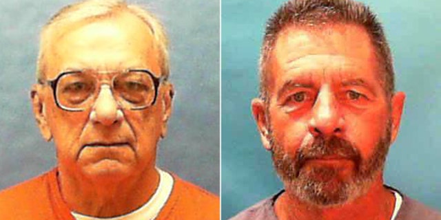 Mugshots for James Dailey, 73, (left) and Jack Pearcy, 64. 