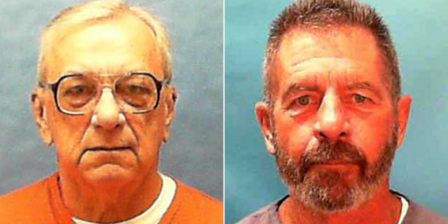 Mugshots for James Dailey, 73, (left) and Jack Pearcy, 64. 