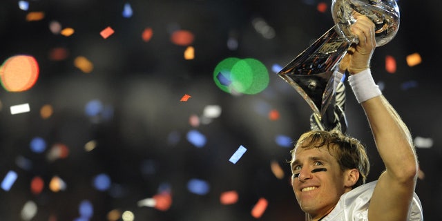 Drew Brees helped the Saints to their first Super Bowl title. (TIMOTHY A. CLARY/AFP via Getty Images)