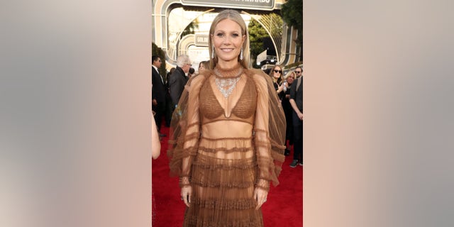 Gwyneth Paltrow wows in a gown designed by Fendi.