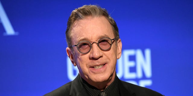 Tim Allen speaks onstage as Moët &amp; Chandon Toasts The 77th Annual Golden Globe Awards Nominations on December 09, 2019 in Beverly Hills, Calif.