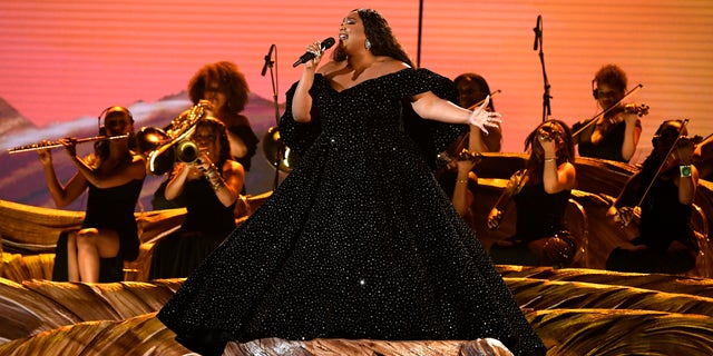 Lizzo performs onstage during the 62nd Annual GRAMMY Awards at Staples Center on January 26, 2020 in Los Angeles, California.