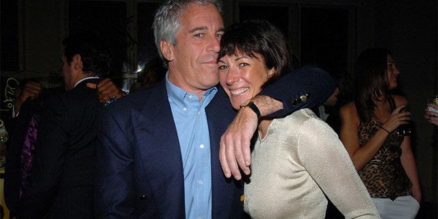 Jeffrey Epstein and Ghislaine Maxwell attend de Grisogono Sponsors The 2005 Wall Street Concert Series Benefitting Wall Street Rising, with a Performance by Rod Stewart at Cipriani Wall Street on March 15, 2005 in New York City. 