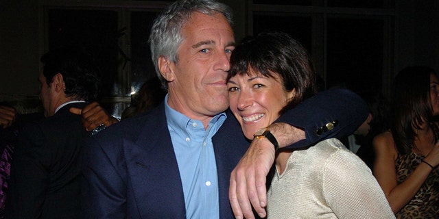 Jeffrey Epstein and Ghislaine Maxwell together in New York City on March 15, 2005. (Photo by Joe Schildhorn/Patrick McMullan via Getty Images)
