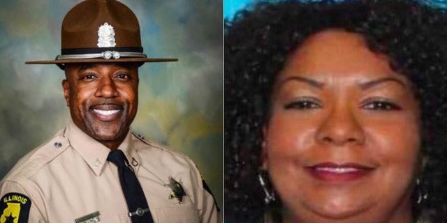 Retired Illinois State Trooper Gregory Rieves, 55, and Lisa McMullan, 51.