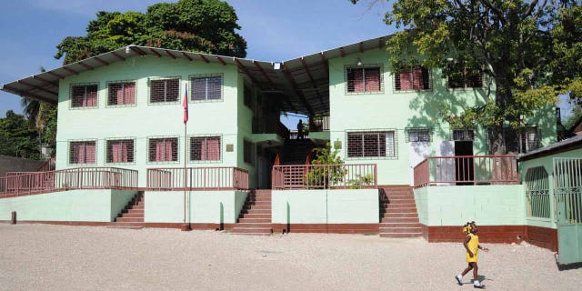 One of the earthquake-proof school buildings built by Compassion in the wake of the deadly 2010 earthquake.