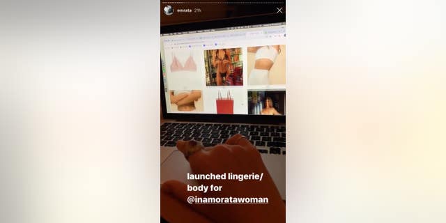 Ratajkowski celebrates the launch of her womenswear brand, Inamorata.