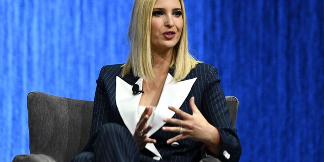 Ivanka Trump, senior adviser to U.S. President Donald Trump, speaks at CES 2020 in Las Vegas, Nevada, U.S., on Tuesday, Jan. 7, 2020.