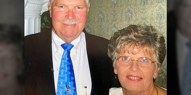 In this May 2006 photo provided by Sue Wagener shows Jack and Harriet Morrison at their 50th wedding anniversary party. (Photo Courtesy Sue Wagener via AP)