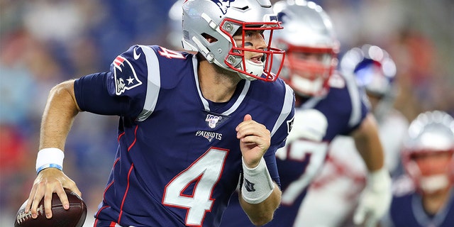 Stidham was selected in the fourth round.. (Photo by Maddie Meyer/Getty Images)