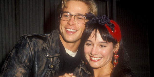 Brad Pitt and Jill Schoelen were engaged for three months.