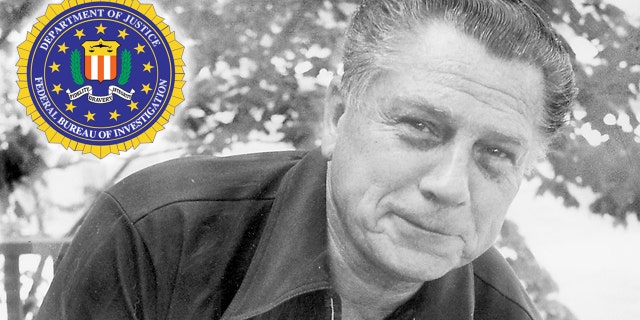 In this file photo taken on July 24, 1975, Jimmy Hoffa poses for a photo. Police will be taking soil core samples at a home in Roseville, Mich., in search of the remains of the missing Teamsters boss. (Tony Spina/Detroit Free Press/Tribune News Service via Getty Images)