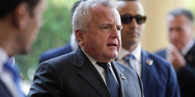 U.S. Deputy Secretary of State John J. Sullivan arrives at the Lopez Palace in Asuncion, Paraguay September 6, 2019. 