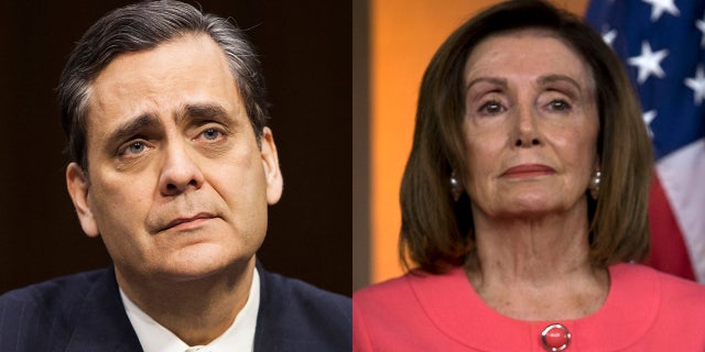 Jonathan Turley blasted “partisan troll” House Speaker Nancy Pelosi.