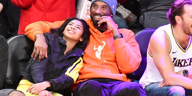A Dec. 29, 2019 photo of Kobe Bryant and daughter Gianna Bryant at a basketball game between the Los Angeles Lakers and the Dallas Mavericks at Staples Center. (Photo by Allen Berezovsky/Getty Images)