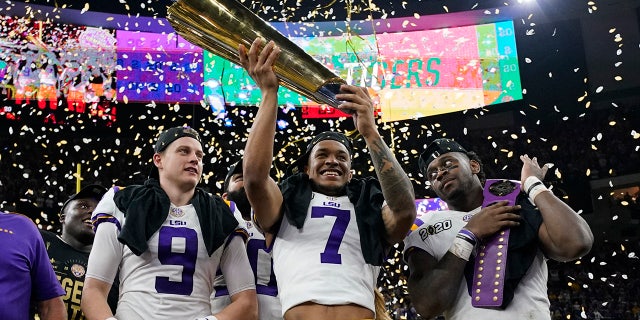 Grant Delpit won a national title. (AP Photo/David J. Phillip)