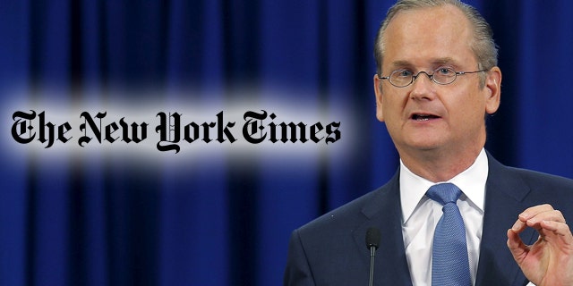 Lawrence Lessig, seen here in 2015, sued The New York Times for defamation.