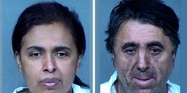 ​​​​​​​Maribel Loera, 50, and husband Rafael Loera, 56, are shown in undated photos. They are accused of intentionally setting their west Phoenix home ablaze after their children were taken by the state, leading firefighters to find unidentified skeletal remains. They have been booked on suspicion of arson, child abuse and concealment of a dead body. (Maricopa County Sheriff's Office via AP)