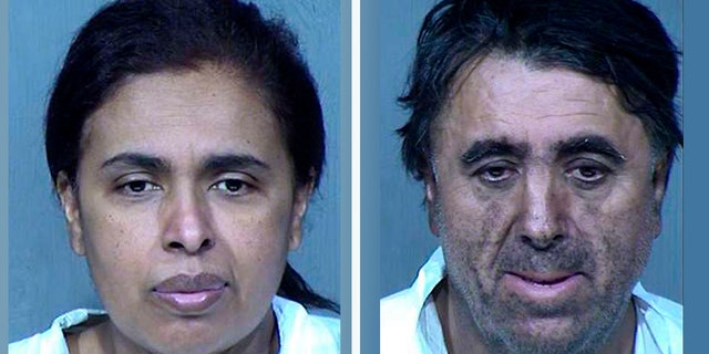 ​​​​​​​Maribel Loera, 50, and husband Rafael Loera, 56, are shown in undated photos. They are accused of intentionally setting their west Phoenix home ablaze after their children were taken by the state, leading firefighters to find unidentified skeletal remains. They have been booked on suspicion of arson, child abuse and concealment of a dead body. (Maricopa County Sheriff's Office via AP)