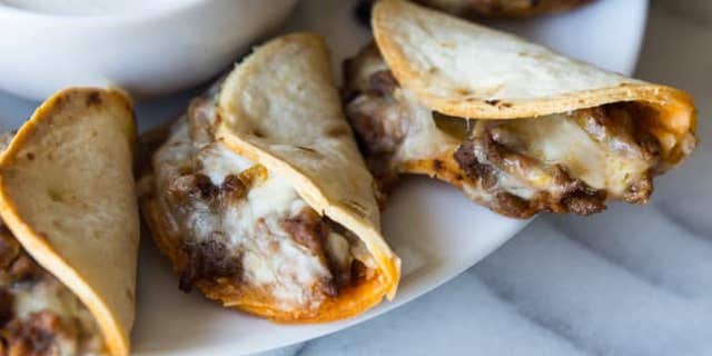 Mini Beef and Cheese Tacos