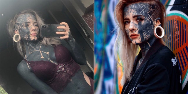Since the age of 18, Anderson has continued to get tattoos, increasing her coverage to 90 percent of her body, by her own estimate.