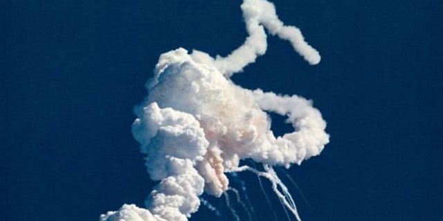 The space shuttle Challenger meets disaster just 73 seconds into launch. Image: NASA