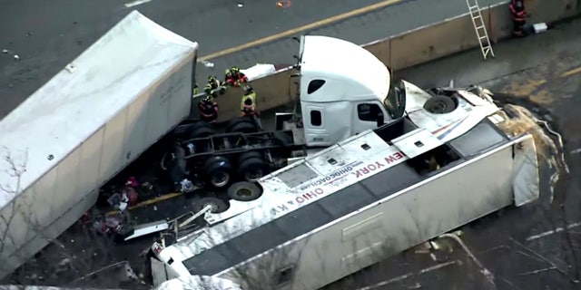 Multiple people were killed after a major crash on the Pennsylvania Turnpike early Sunday.