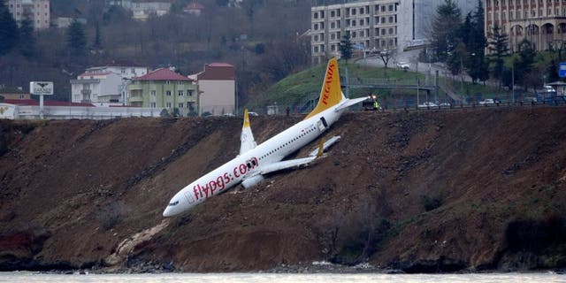 In 2018, a Pegasus Airlines passenger plane skidded off the runway at Turkey's Trabzon airport near the Black Sea. No one was injured.