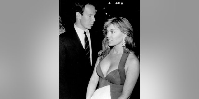Lydia Cornell with Prince Albert of Monaco.
