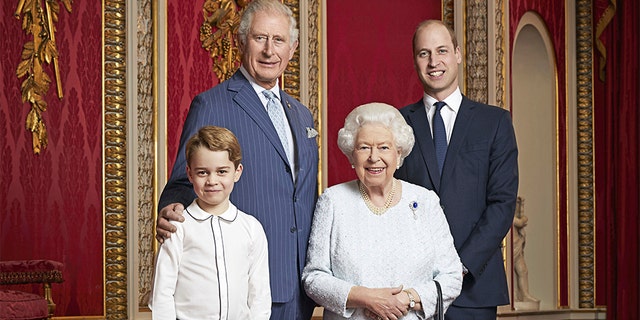 British royals will be ‘talking daily’ with medical team during coronavirus outbreak, former palace doc claims 3 In this handout photo provided by Buckingham Palace and taken Wednesday, Dec. 18, 2019, Britain's Queen Elizabeth, Prince Charles, Prince William and Prince George pose for a photo to mark the start of the new decade in the Throne Room of Buckingham Palace, London.
