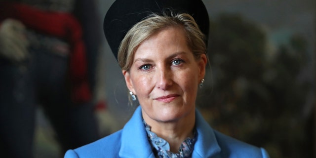 Sophie, Countess of Wessex, represents Her Majesty The Queen as the Reviewing Officer at The Sovereign's Parade at Royal Military Academy Sandhurst on December 13, 2019, in Camberley, England.