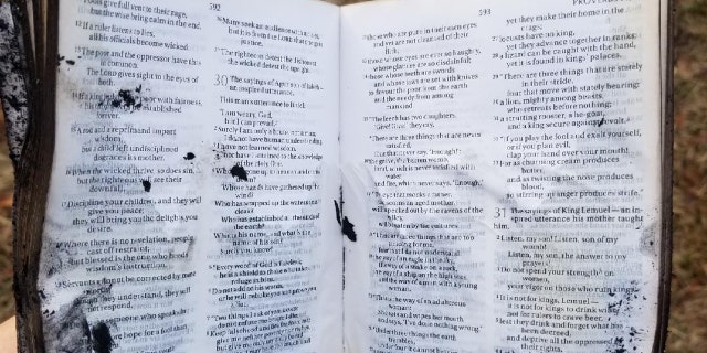 Ashlee Pham said her family's Bible was opened to a comforting verse after their house burned down the day after Christmas.