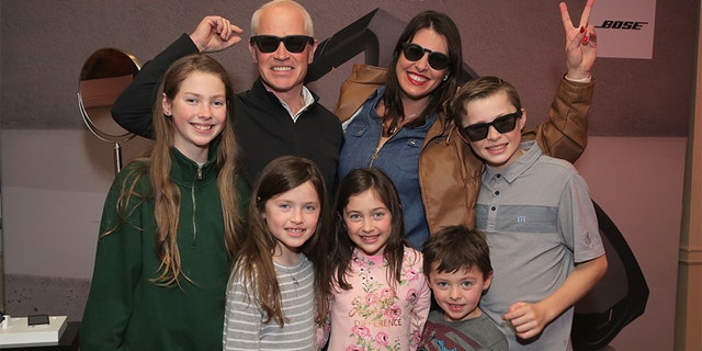 Neal McDonough and his family attend the HBO LUXURY LOUNGE Presented By Obliphica Professional - Day 2 on January 5, 2019, in Beverly Hills, California.