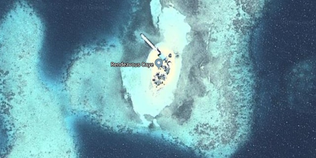 Rendezvous Caye is a small island off the coast of Belize in the Caribbean Sea.