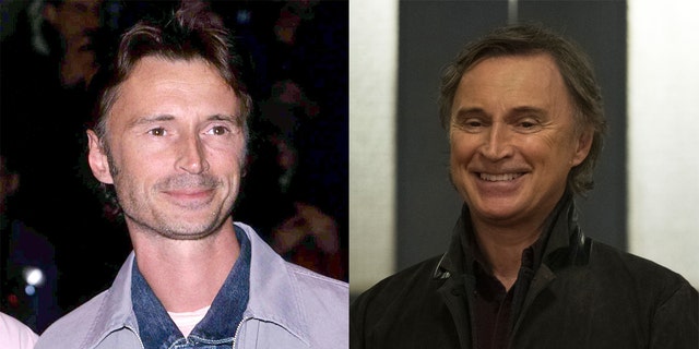 Robert Carlyle at the 2000 premiere of "The Beach" (left) and on "Once Upon a Time," which ran from 2001-2018 (right).