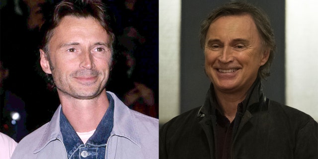 Robert Carlyle at the 2000 premiere of "The Beach" (left) and on "Once Upon a Time," which ran from 2001-2018 (right).