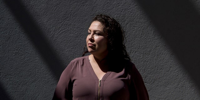 PHOENIX, ARIZONA - JULY 4: Ruby Torres stands for a portrait in her apartment complex in Phoenix, Arizona on July 4, 2018. (Photo by Carolyn Van Houten/The Washington Post via Getty Images)