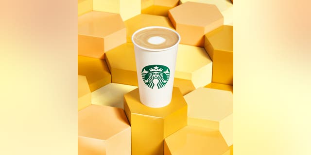 Per the press release, the Oatmilk Honey Latte will be made with Starbucks Blonde Espresso, a Honey Blend infusion and steamed oat milk, topped off with a sweet honey topping.